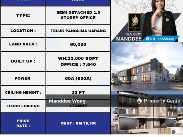 Warehouse for rent in Selangor