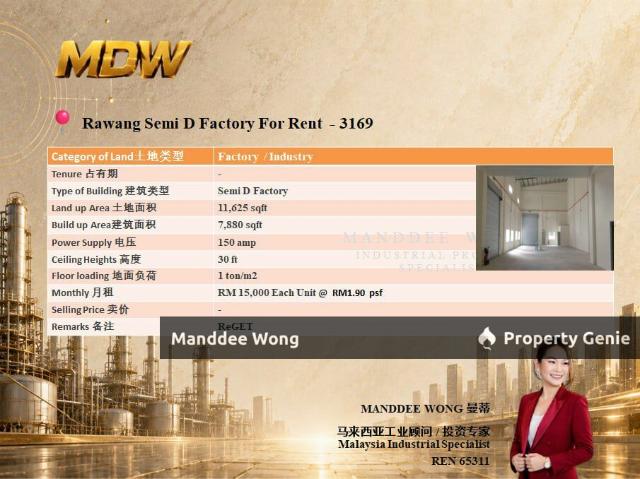 Warehouse for rent in Selayang, Selangor
