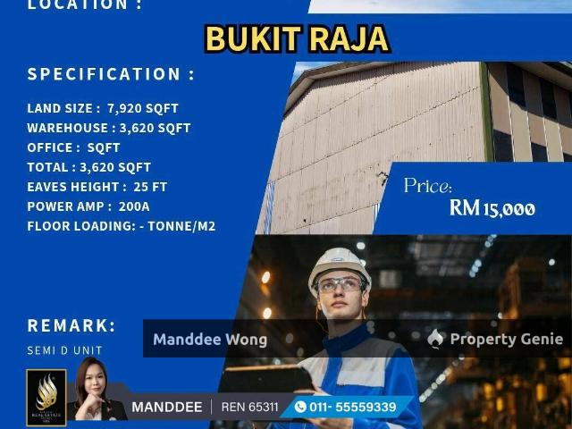 Warehouse for sale in Port Klang, Selangor