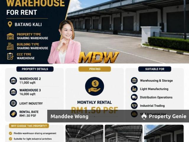 Warehouse for rent in Ulu Dong, Selangor
