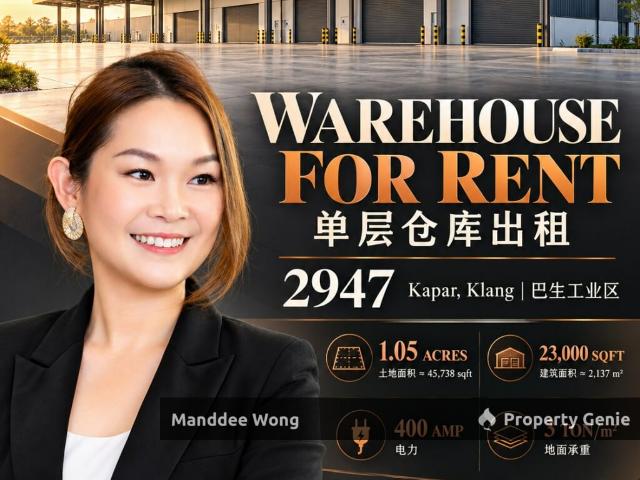 Warehouse for sale in Taman Pin Ke, Bandaraya Klang