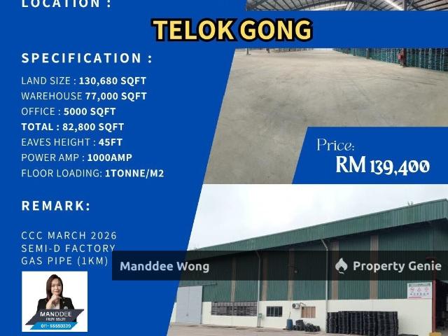 Warehouse for rent in Port Klang, Selangor