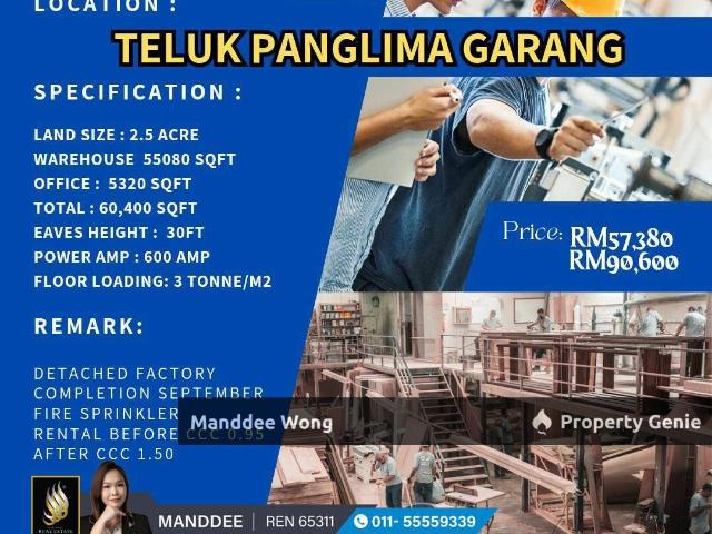 Warehouse for sale in Selangor