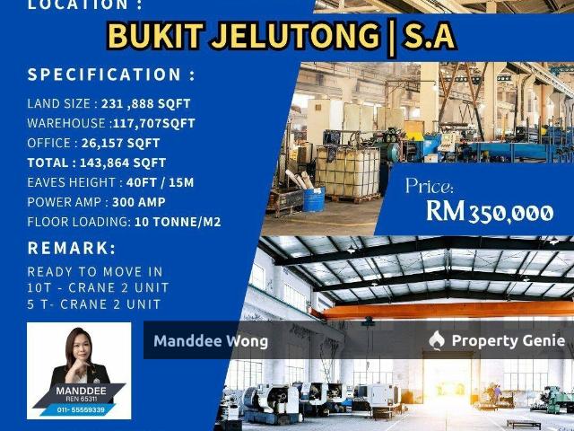 Warehouse for sale in Petaling, Alam Impian