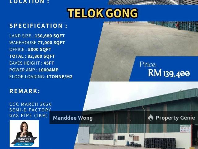 Warehouse for sale in Port Klang, Selangor