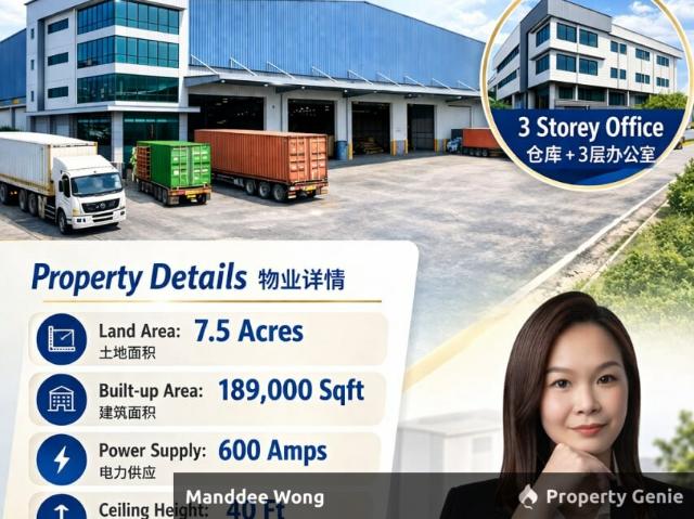 Warehouse for sale in Port Klang, Selangor