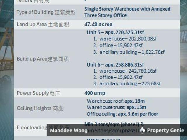 Warehouse for sale in Port Klang, Selangor