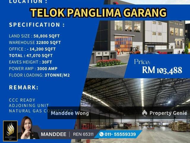 Warehouse for sale in Selangor