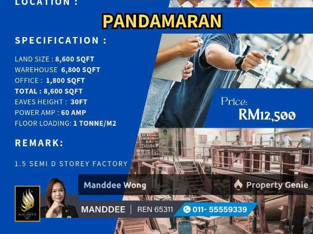 Warehouse for sale in Port Klang, Selangor