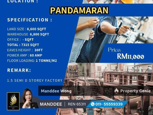 Warehouse for sale in Port Klang, Selangor