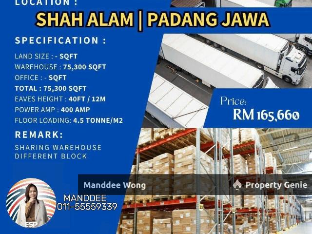 Warehouse for sale in Alam Impian, Selangor