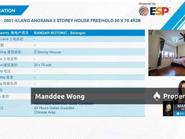 Terraced House for sale in Port Klang, Selangor