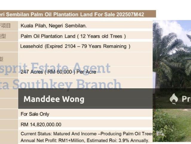 Property for sale in Pilah, Kuala Pilah