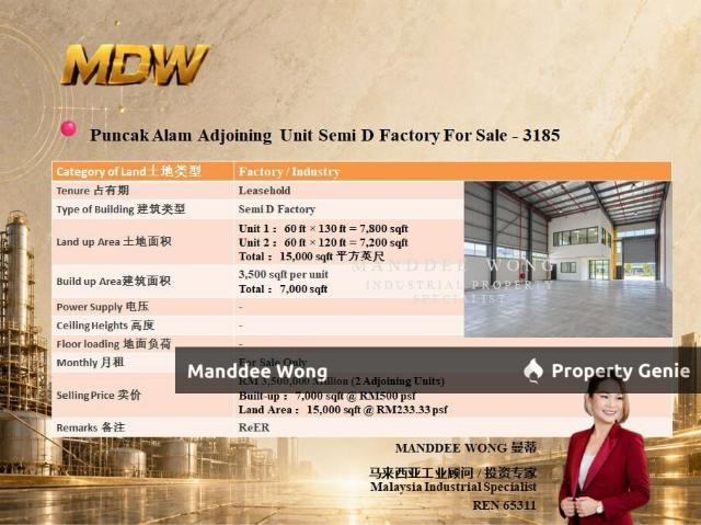 Warehouse for sale in Selangor