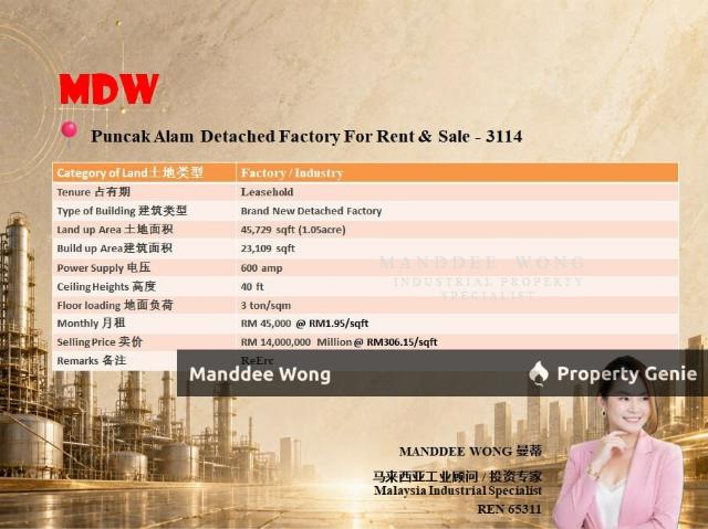 Warehouse for sale in Selangor