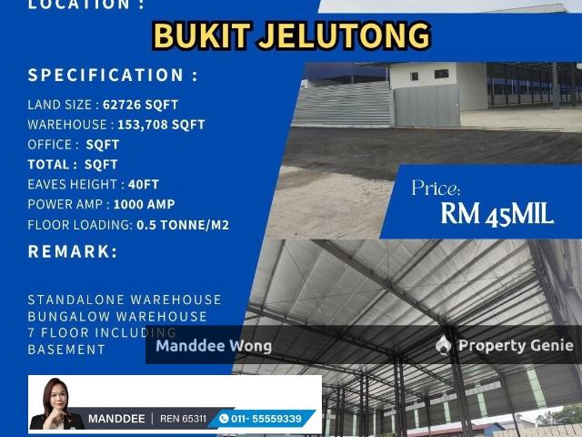 Warehouse for sale in Petaling, Alam Impian