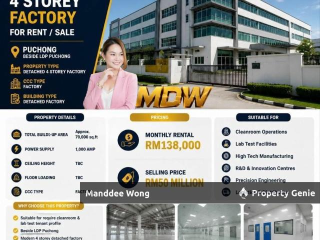 Warehouse for sale in Petaling, Subang Jaya