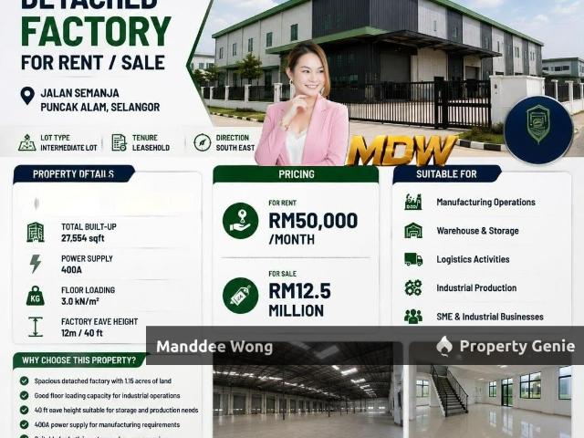 Warehouse for sale in Selangor