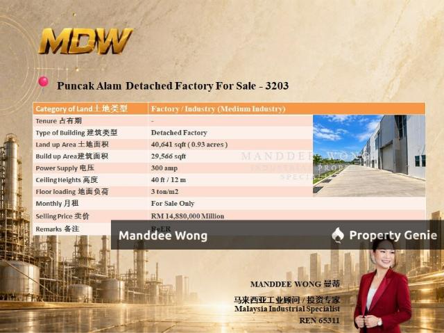 Warehouse for sale in Selangor