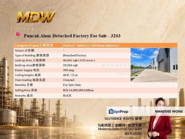 Warehouse for sale in Selangor
