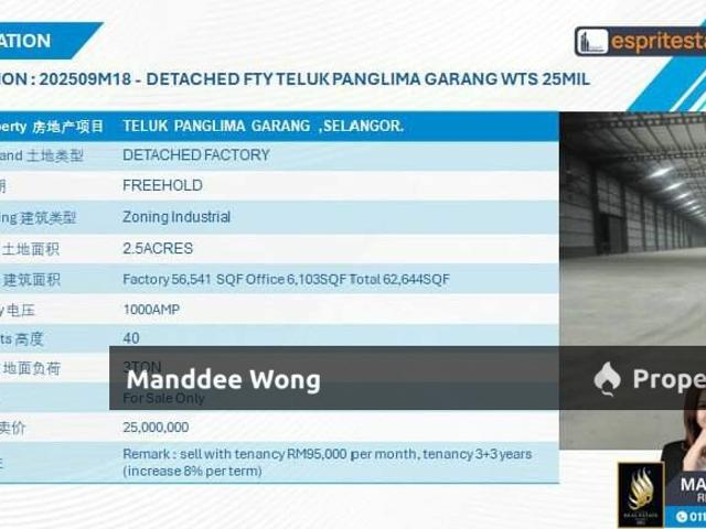 Warehouse for sale in Selangor