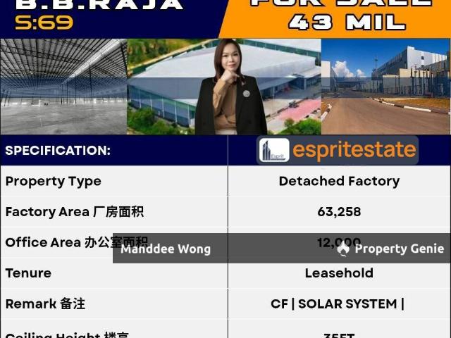Warehouse for sale in Port Klang, Selangor