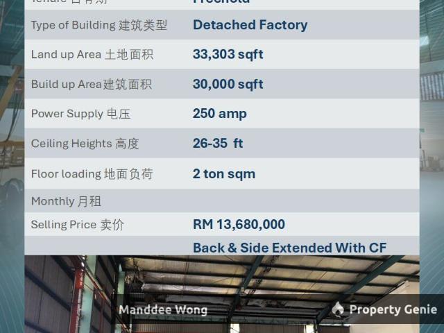 Warehouse for sale in Port Klang, Selangor