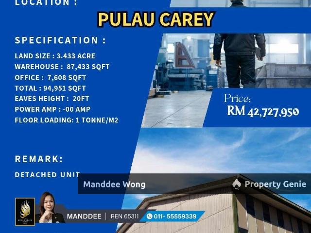 Warehouse for sale in Selangor