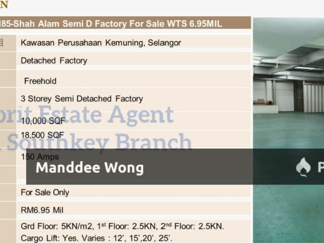 Warehouse for sale in Seksyen 14, Shah Alam