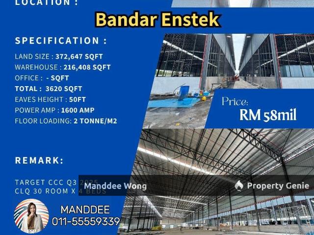 Warehouse for sale in Negeri Sembilan