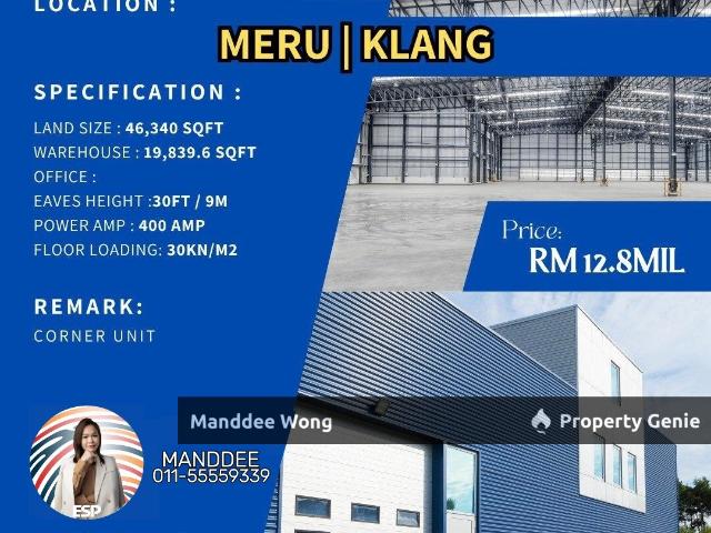 Warehouse for sale in Port Klang, Selangor