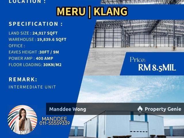 Warehouse for sale in Port Klang, Selangor