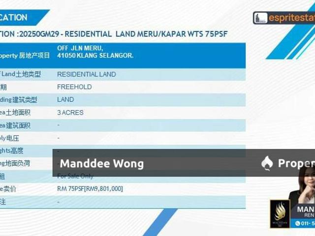 Property for sale in Port Klang, Selangor