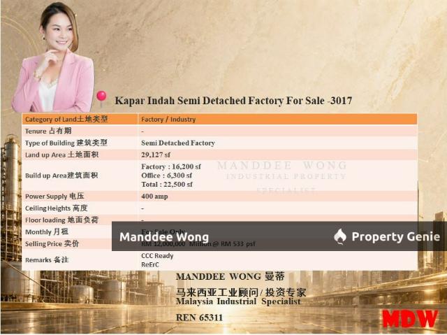 Warehouse for sale in Port Klang, Selangor