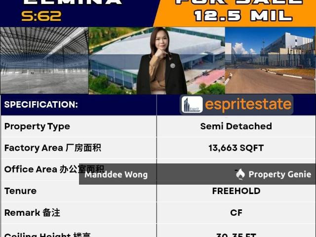 Warehouse for sale in Petaling, Alam Impian