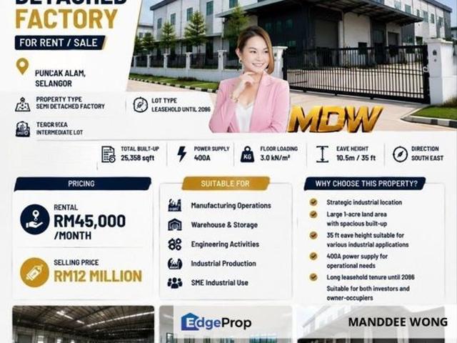 Warehouse for sale in Selangor