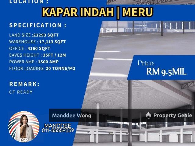 Warehouse for sale in Port Klang, Selangor
