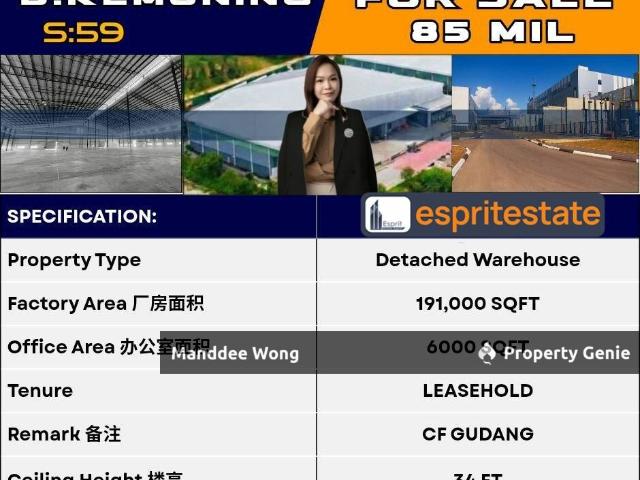 Warehouse for sale in Alam Impian, Selangor