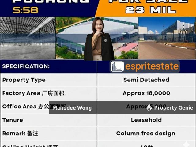 Warehouse for sale in Petaling, Subang Jaya