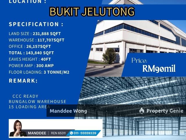 Warehouse for sale in Petaling, Alam Impian