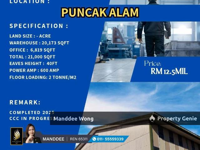Warehouse for sale in Selangor