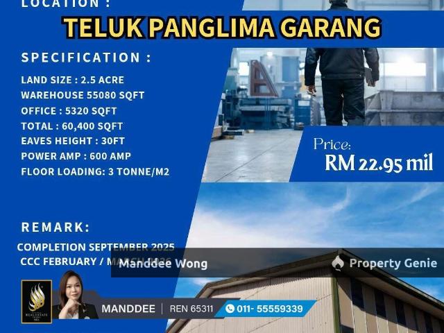 Warehouse for sale in Selangor