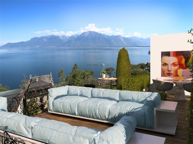 Attikawohnung kaufen in Chailly-Montreux, Waadt