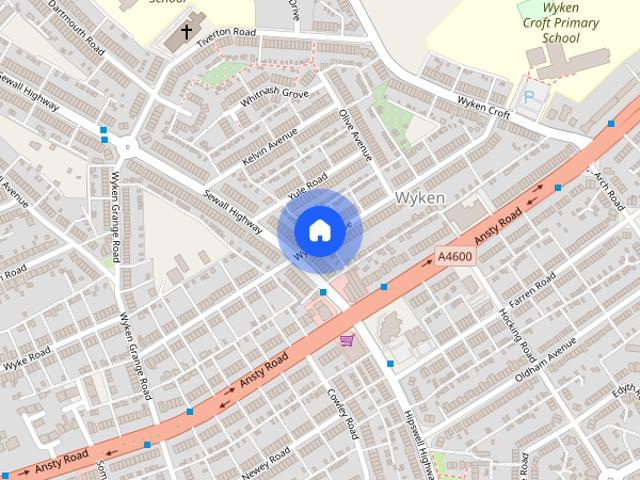 House for rent in Wyken, West Midlands