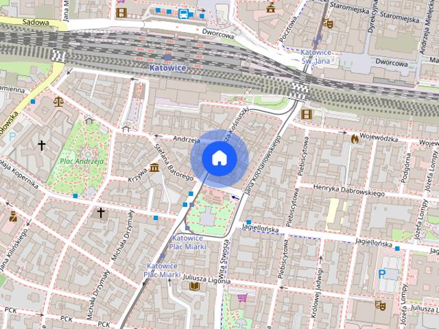 Kawalerka do wynajęcia w Śródmieście, Katowice
