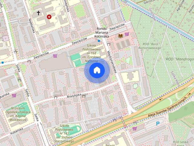 Mieszkanie do wynajęcia w Saska Kępa, Warszawa