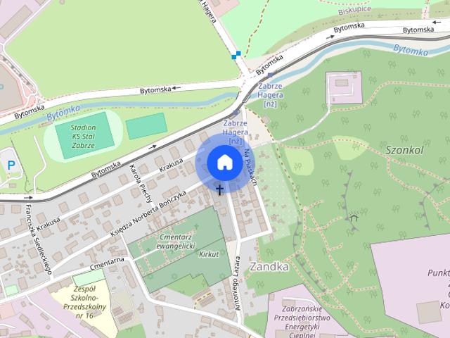 Kawalerka do wynajęcia w Zabrze, Śląskie