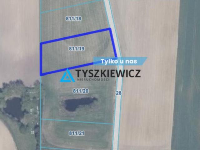 Grunt na sprzedaż w Wysin, powiat kościerski