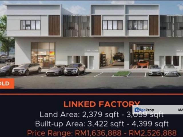 Warehouse for sale in Sendayan Village, Negeri Sembilan
