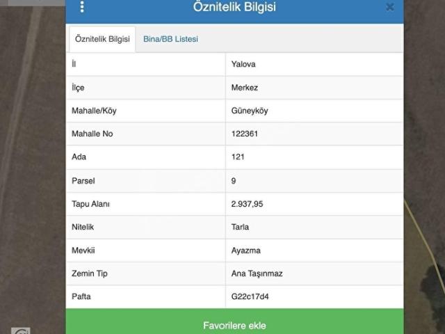 Yalova Merkez, Yalova içerisinde satılık Arsa